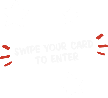 Swipe to enter your card