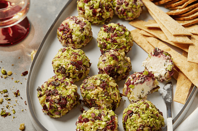 Cranberry & Nut Cheese Bites