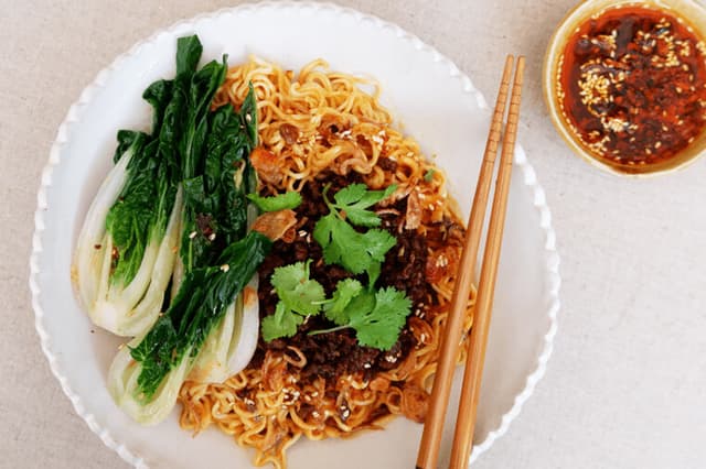 Chilli Crisp Pork Noodles