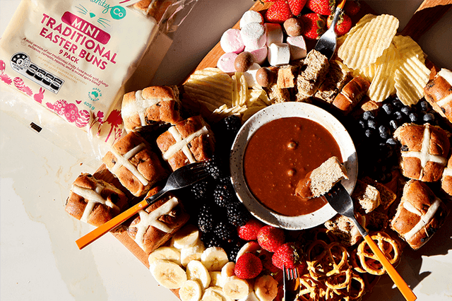 Easter Bun Fondue Station