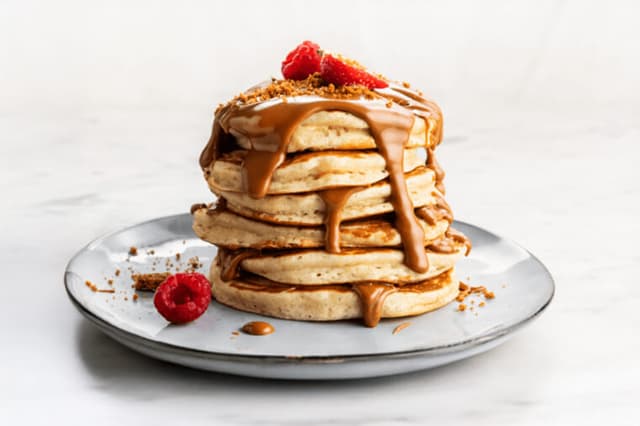 Fluffy Berry Pancake Stack Gallery Banner