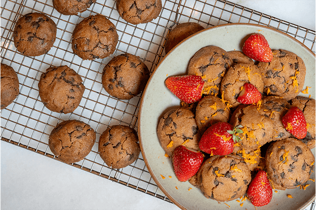 Orange Choc Chip Cookies
