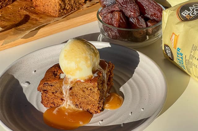 Sticky Date Pudding with Butterscotch Caramel Sauce by @nourishwithtan