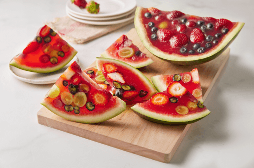 Watermelon Jelly Slice